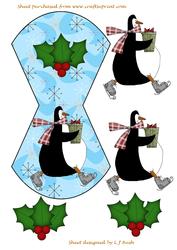 Penguin Wobble Card