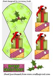 Teddy Bear Wobble Card