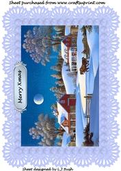Christmas A4 Scene