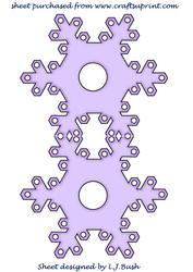 Beautiful Snowflake Shaped Card 1