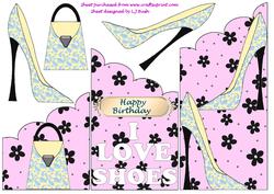 I Love Shoes Cascade Sheet