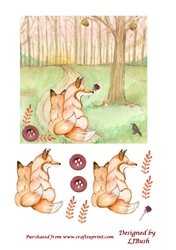 Pretty Foxes Quick card front