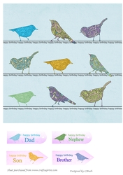 Little Birdies male quick card front