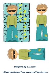 Cooldude Boys Card