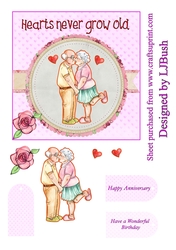 Oldies 6 x 6 quick card front