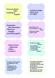 Shaped Quotes