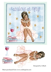 Fab at 50 7 x 7 quick card front