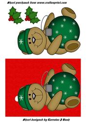 Christmas Teddybear with Bauble