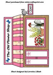 The Old Flower Shop A4 Cardfront