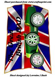 The Great British Dad A4 Card Front