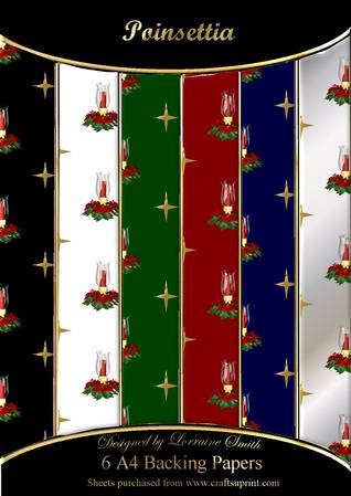 Poinsettia A4 Background Papers