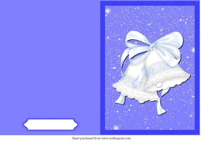 Christmas Bells Cut & Fold Card