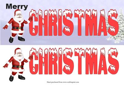 Merry Christmas Dl Decoupage Quick Card