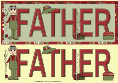 Fathers Day Dl Quick Decoupage Card Front