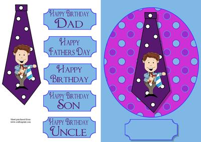 Happy Birthday Male Card with Decoupage