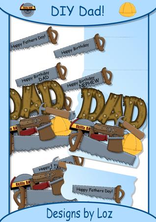 DIY Dad! Easel Card with Decoupage