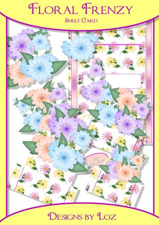Floral Frenzy 3D Shelf Card with Decoupage