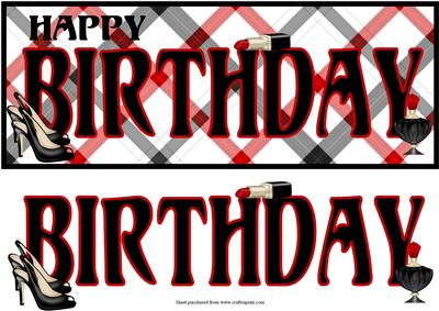 Happy Birthday Dl Quick Card with Decoupage