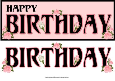 Happy Birthday 2 Dl Card with Decoupage