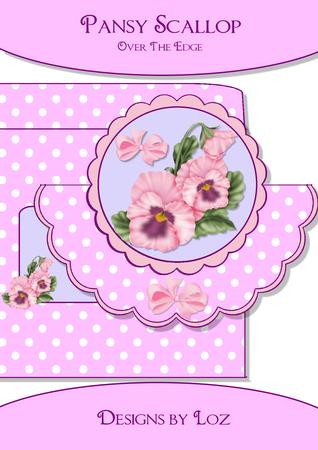 Pansy Scallop Over the Edge Kit