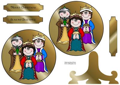 3 Kings Plate Card