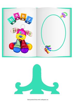 Baby Book with Stand