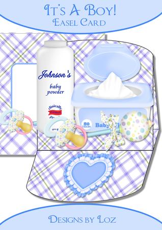 It's a Boy! Easel Card Kit