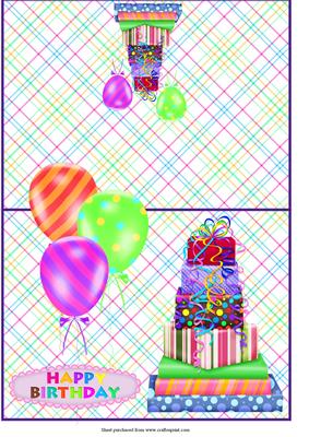Birthday Over the Edge Quick Card