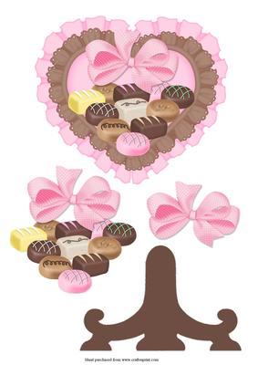 Sweets for My Sweet Quick Card with Stand
