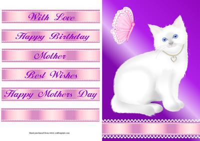 A Purrfect Quick Card
