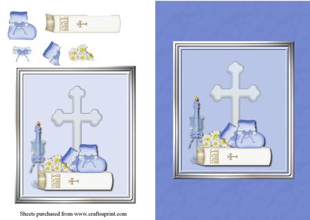 Boys Christening Card