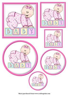 Baby Girl Toppers