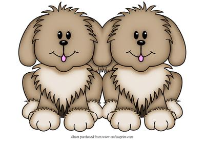 Puppy Shaped Card