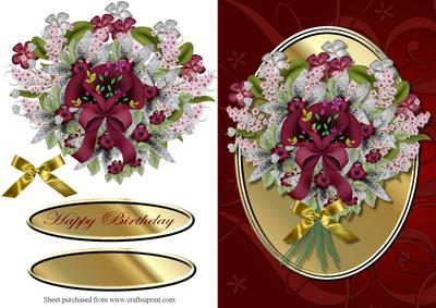 Floral Bouquet Quick Card