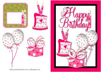 Happy Birthday Quick Card