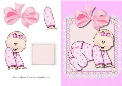 Oh Baby Girl! Quick Card Front