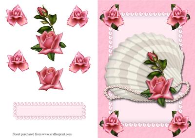 Roses & Pearls Quick Card Front