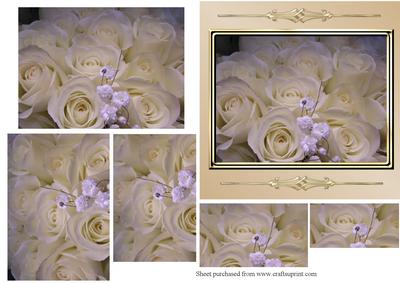 Ivory Roses Pyramid Quick Card Front