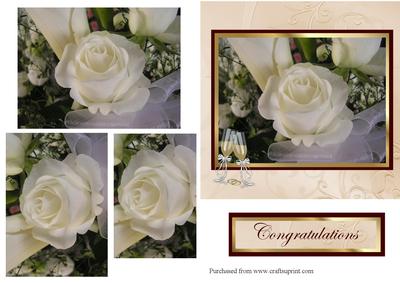 Ivory Rose Pyramid Quick Card Front