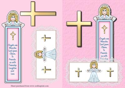 Angel Bookmark Quick Card Front