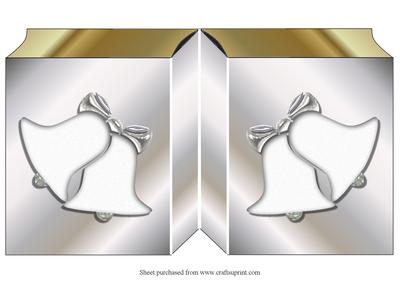 Wedding Book Shaped Card