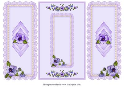 Pansy Gatefold Quick Card