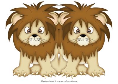 Lion Shaped Quick Card