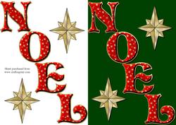 Noel Decoupage Quick Card Front