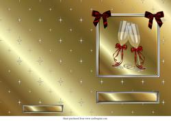 Champagne Flutes Cut and Fold Card
