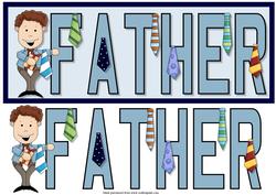Father Dl Quick Card Front with Decoupage