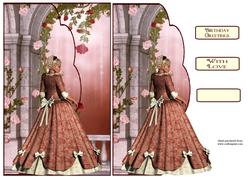 Wishfull Thinking Envelope Card with Decoupage