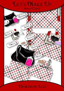 Lets Make Up 3D Shelf Card with Decoupage