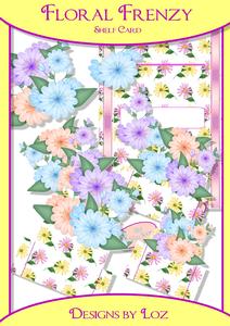 Floral Frenzy 3D Shelf Card with Decoupage