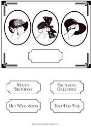 Black & White Quick Card